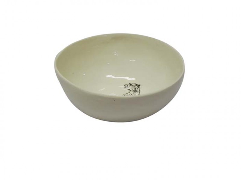 Cheetah Snack Bowl Side 